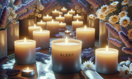 Sleep Candles With Calming Scents Promote Restful Nights